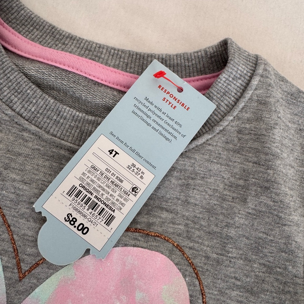 Cat & Jack Gray and Pink Kids Jacket